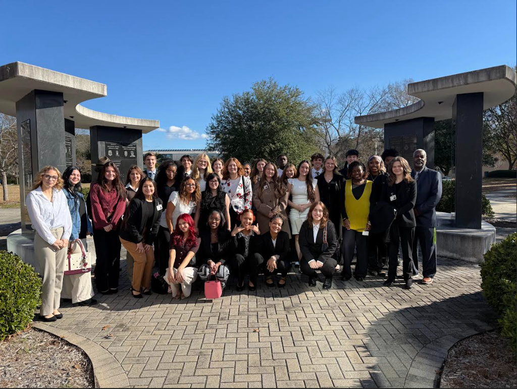 Criminal Justice students visiting the Courts