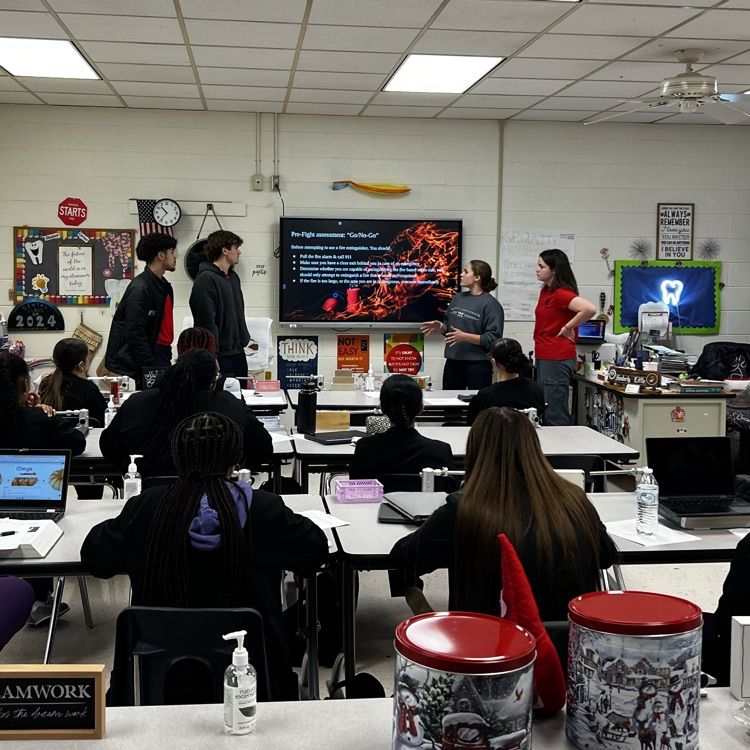 using a fire extinguisher 