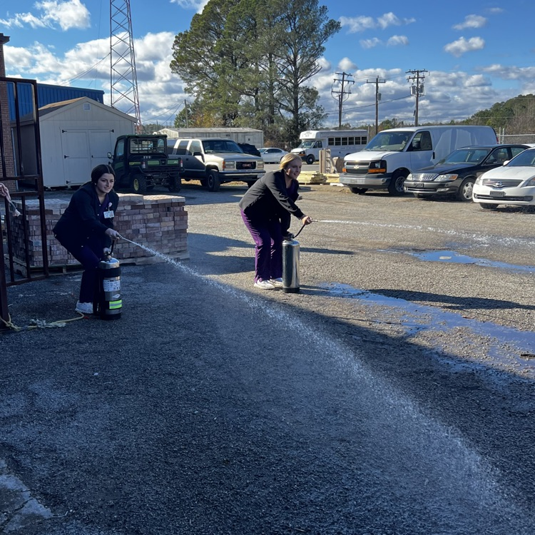 using a fire extinguisher 