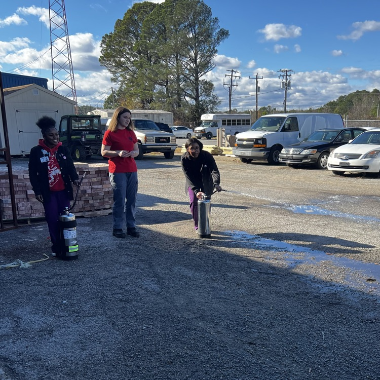 using a fire extinguisher 
