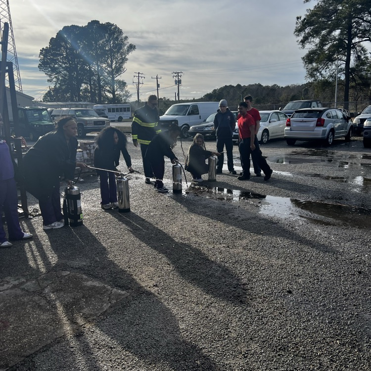 using a fire extinguisher 