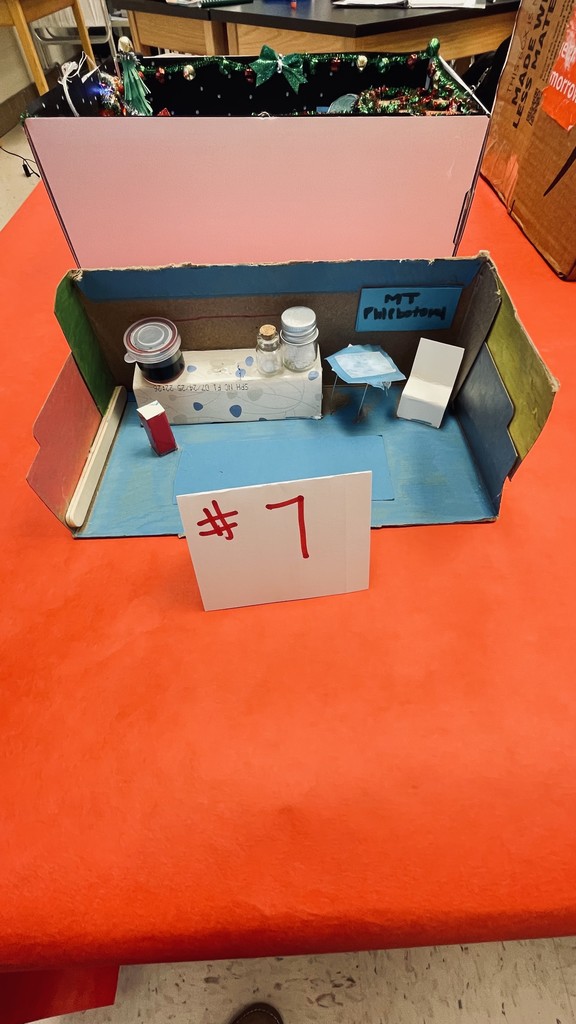 Med Labs phlebotomy shadow boxes