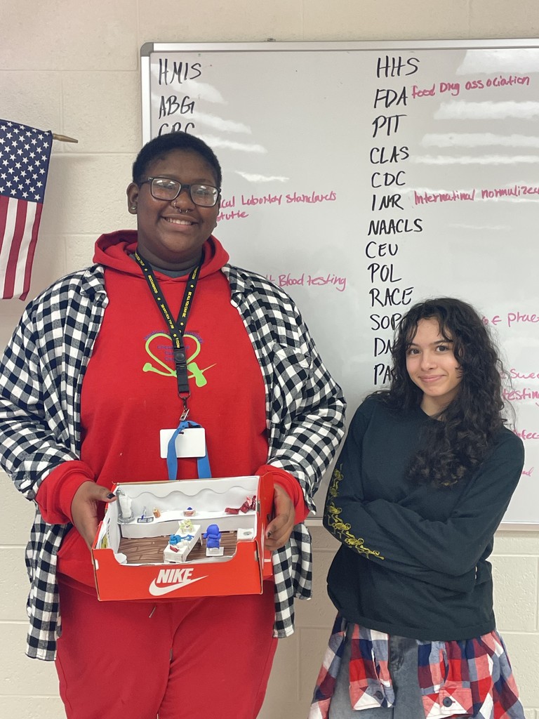 Med Labs phlebotomy shadow boxes