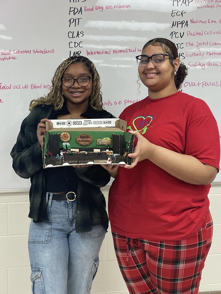 Med Labs phlebotomy shadow boxes