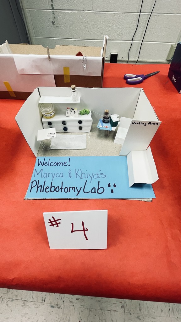 Med Labs phlebotomy shadow boxes