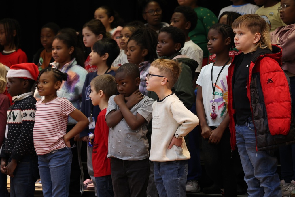students waiting to perform
