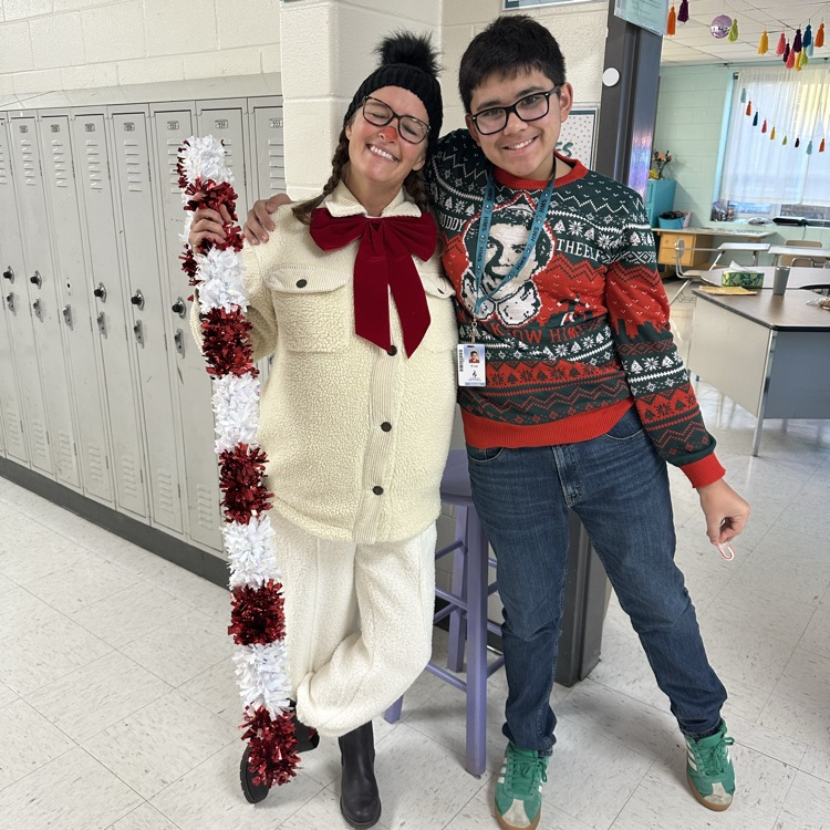 people dressed in holiday spirit wear