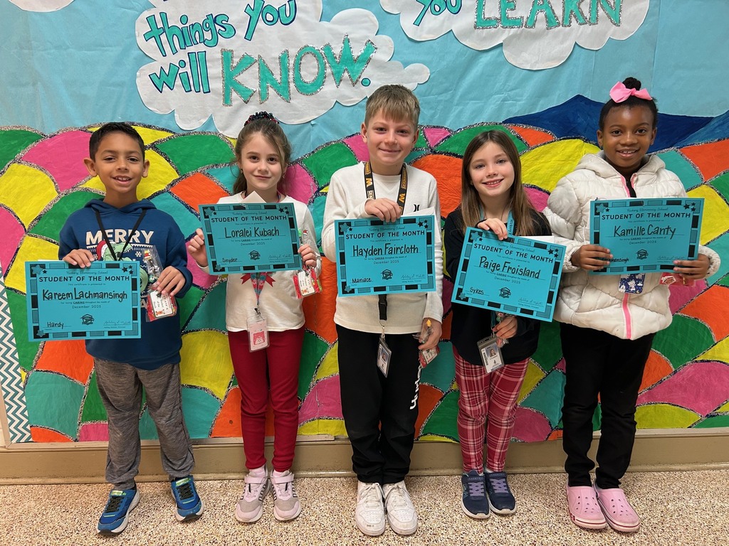 December student of the month