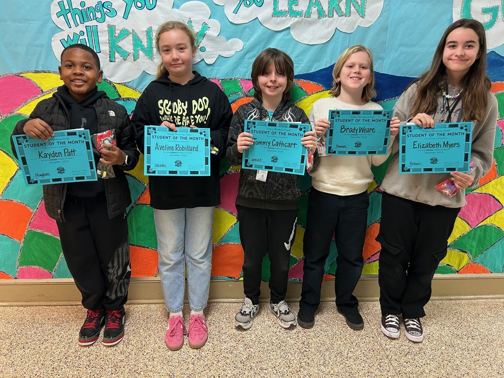 December student of the month