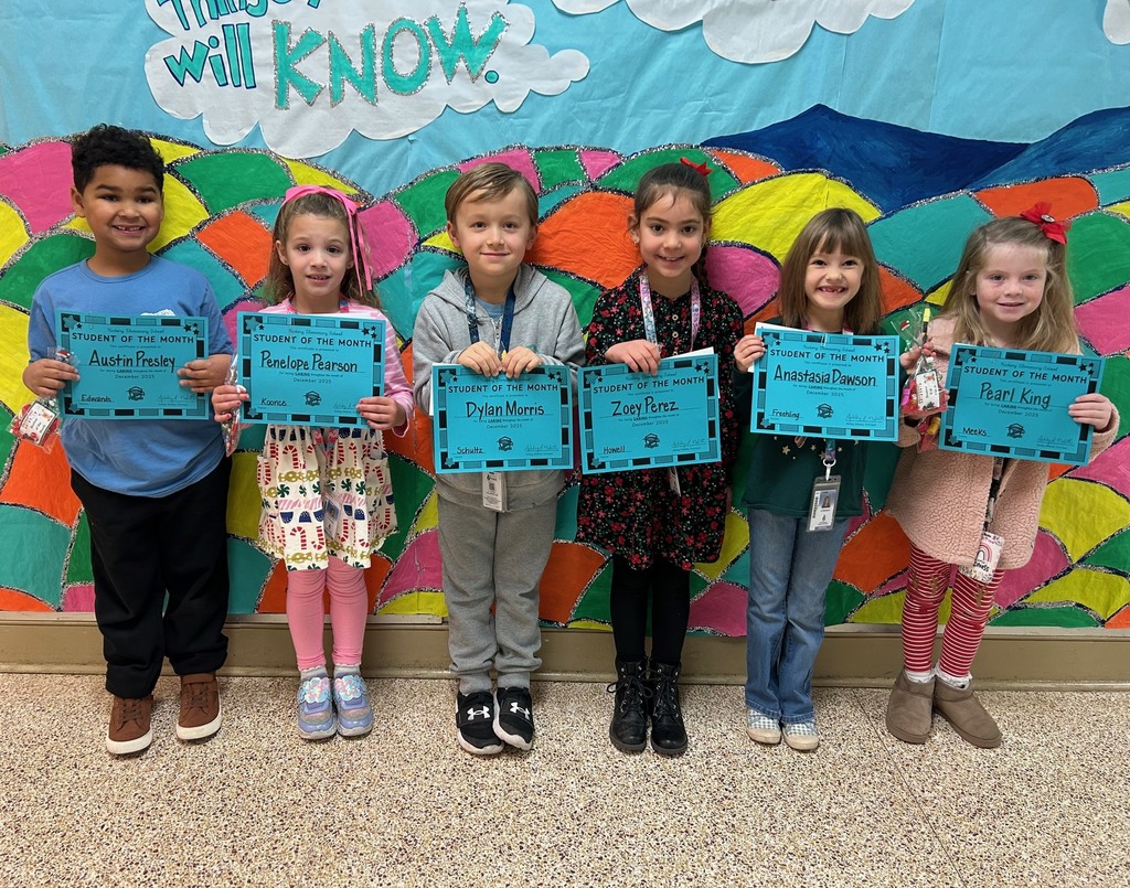 December student of the month