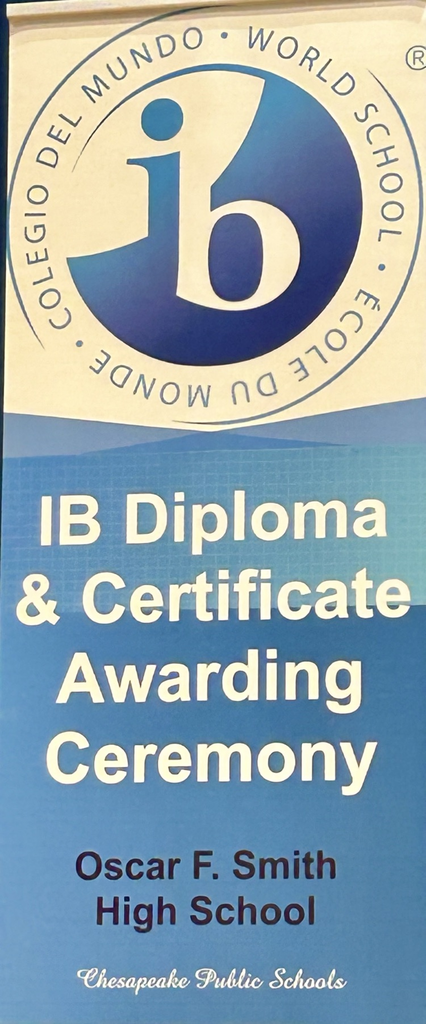 IB diploma & certificate awarding ceremony.  Oscar f smith high school Chesapeake public schools