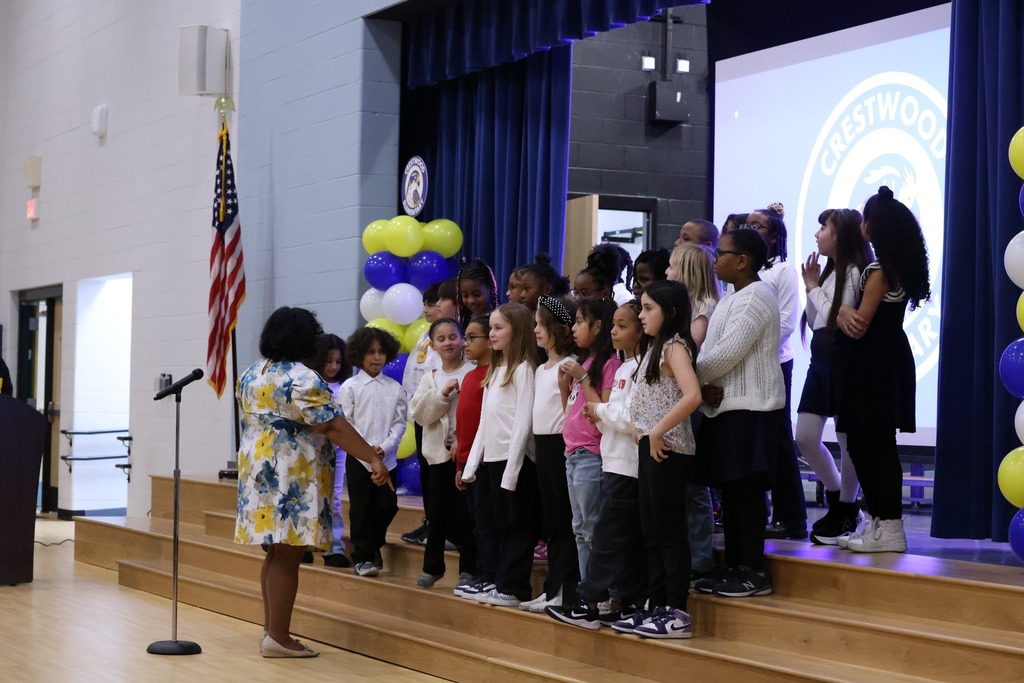 CWE chorus performing on stage