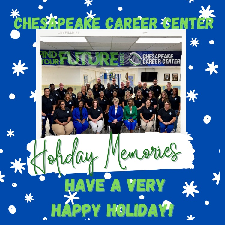 happy holidays from Chesapeake career center