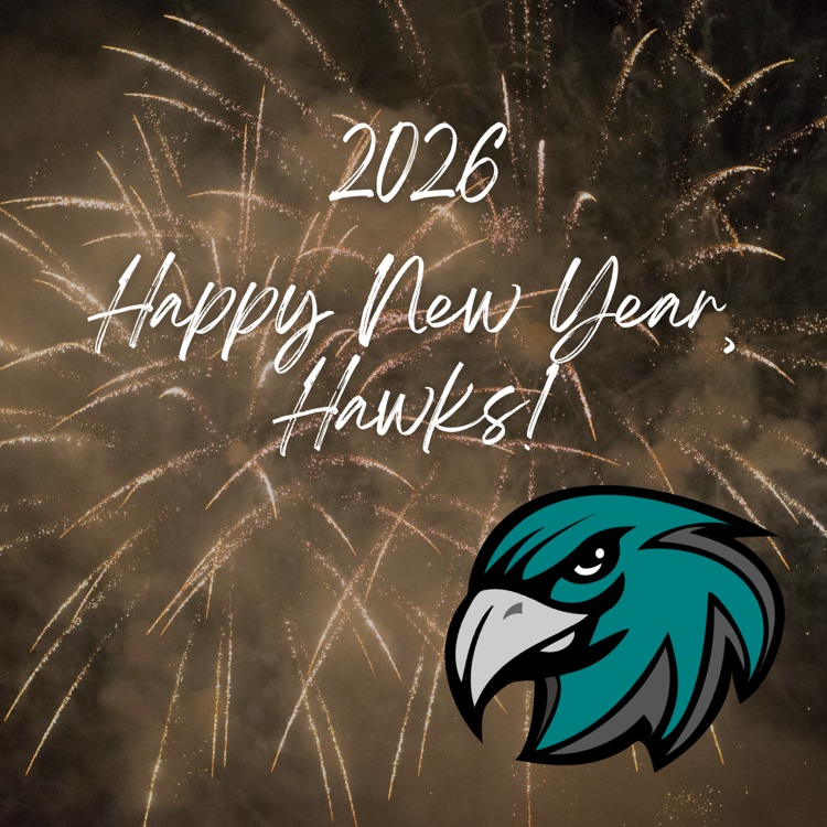 2026 Happy New Year, Hawks! fireworks 
