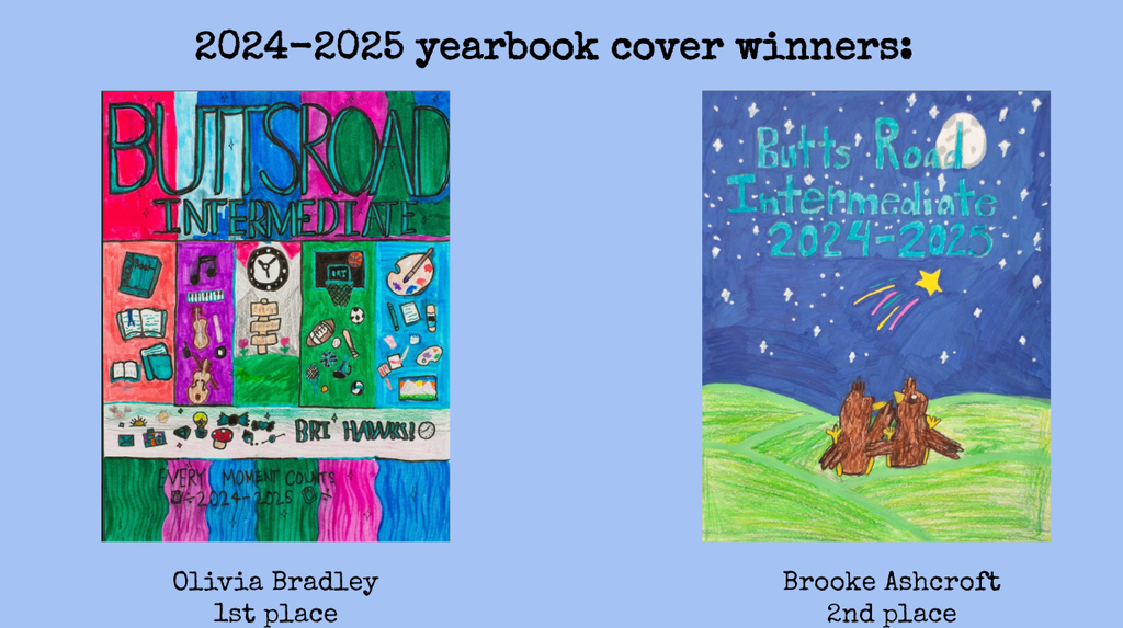 Yearbook cover winners from 2024-2025