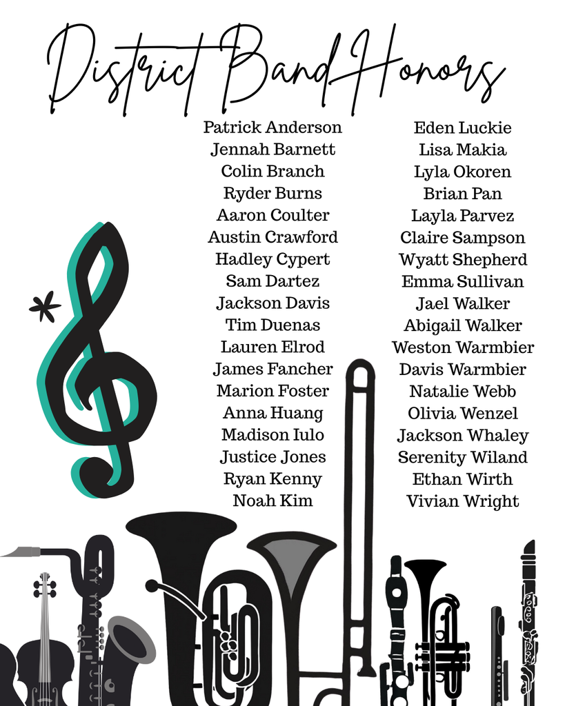District Band Honors