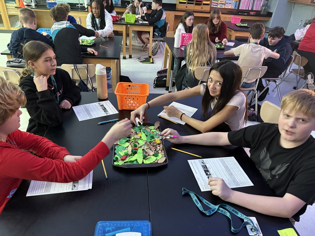 students in a science class