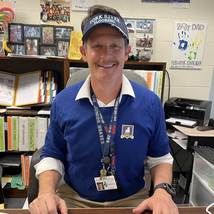 Mr. Triolet dressed up as Ted Lasso