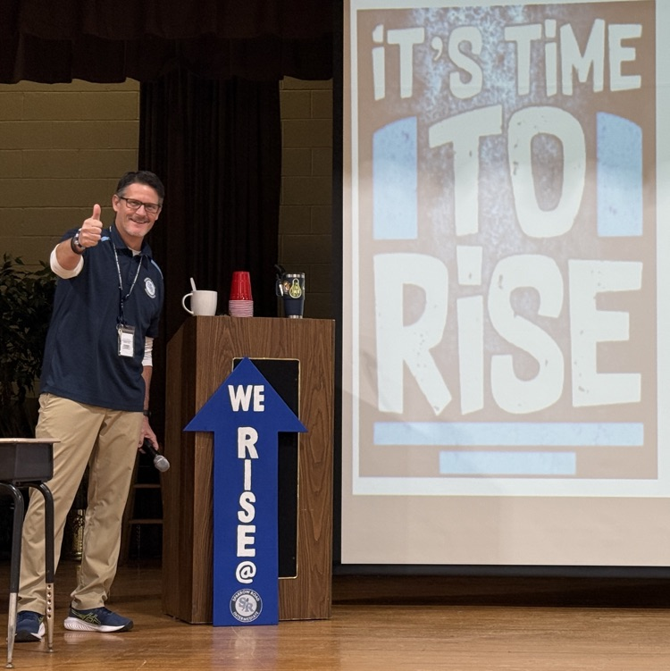 RISE pep rally with triolet 