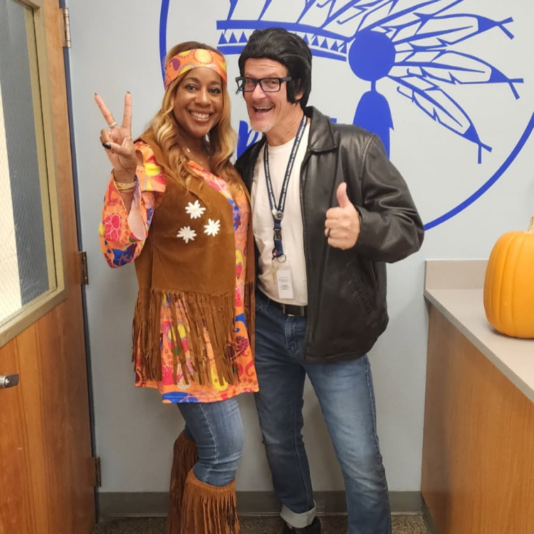 Decades day and Triolet and Alexander dressed up