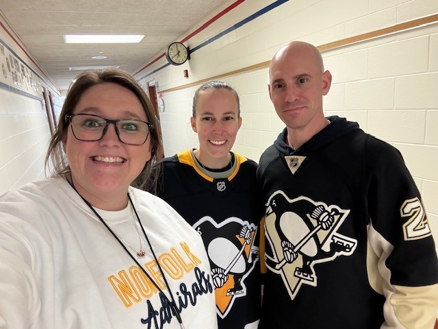 5th grade took learning on the road with a field trip to the Norfolk Scope! Our students visited with the Norfolk Admirals for a fun-filled lesson on force and motion—science in action, hockey-style!