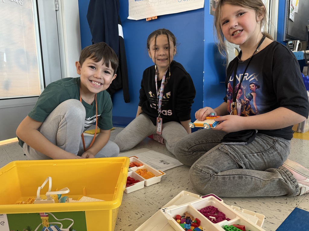 Lego robotics students design bots to tow animals who have been displaced. 