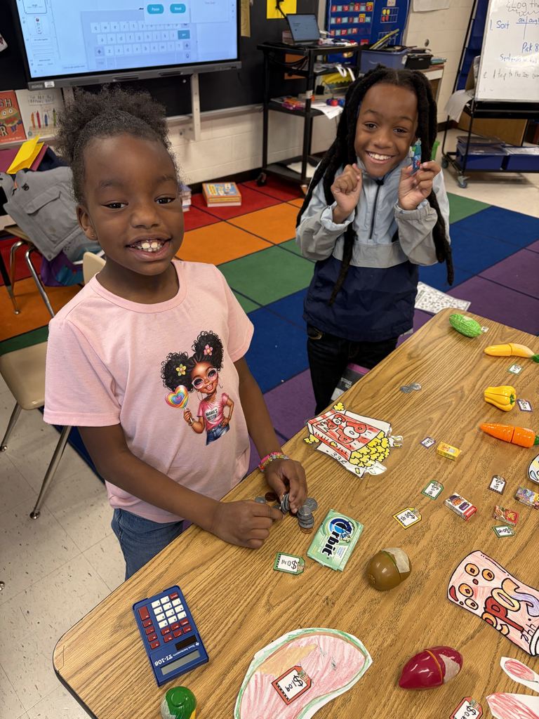 Ms. Lloyd's Class practicing $.