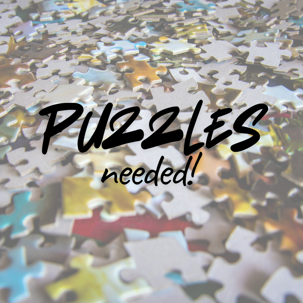 Puzzles Needed, puzzle piece background