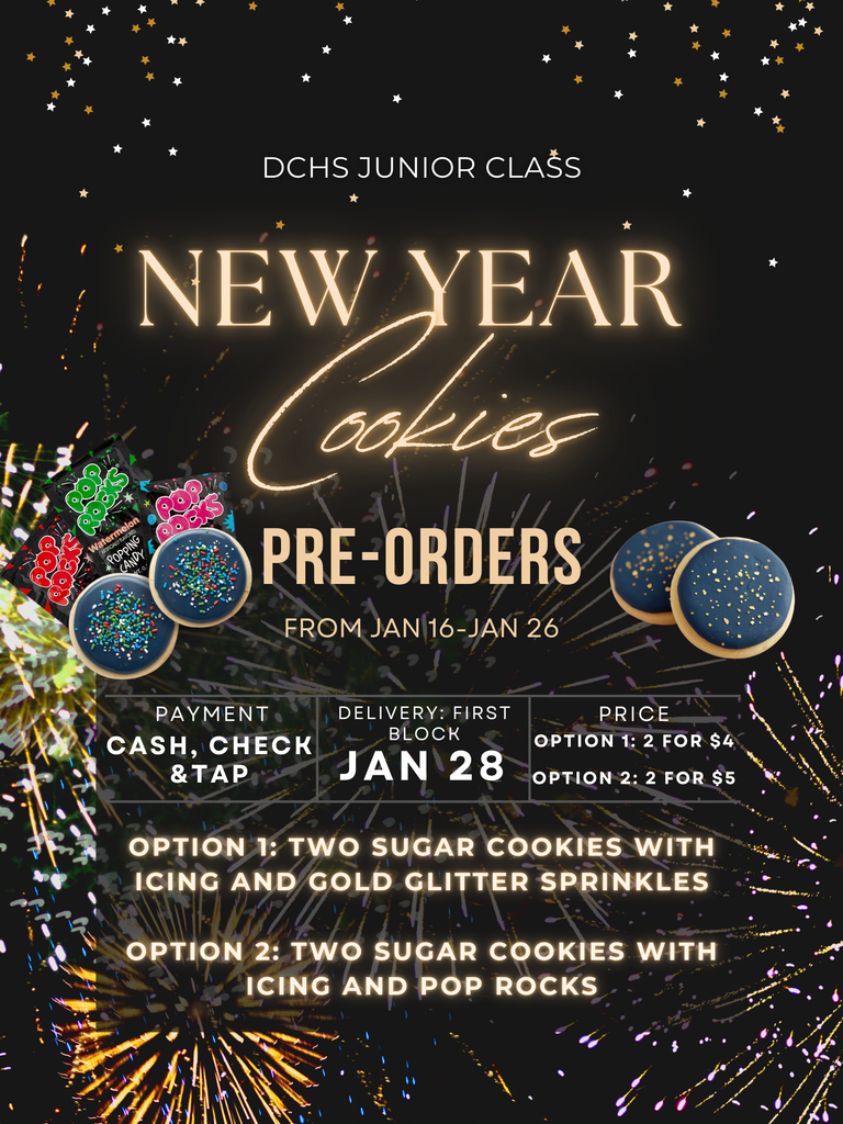 Juniors Cookie Fundraiser Flyer