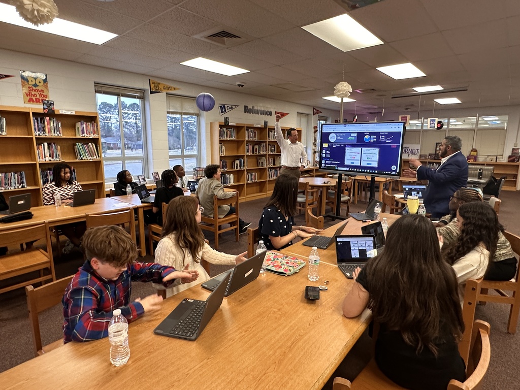 Two for the adults from Integrated Financial Partners talking to our Future Business Leaders of America group