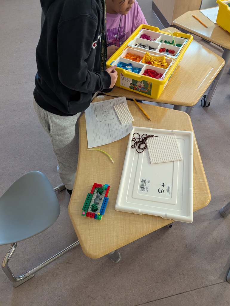 The GBP STEAM lab has been busy with 2nd graders designing, building, and testing animal transportation vehicles to relocate animals after their habitat was destroyed by a tornado.