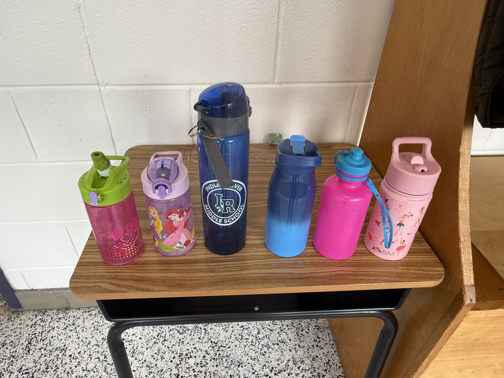 water bottles in the lost and found