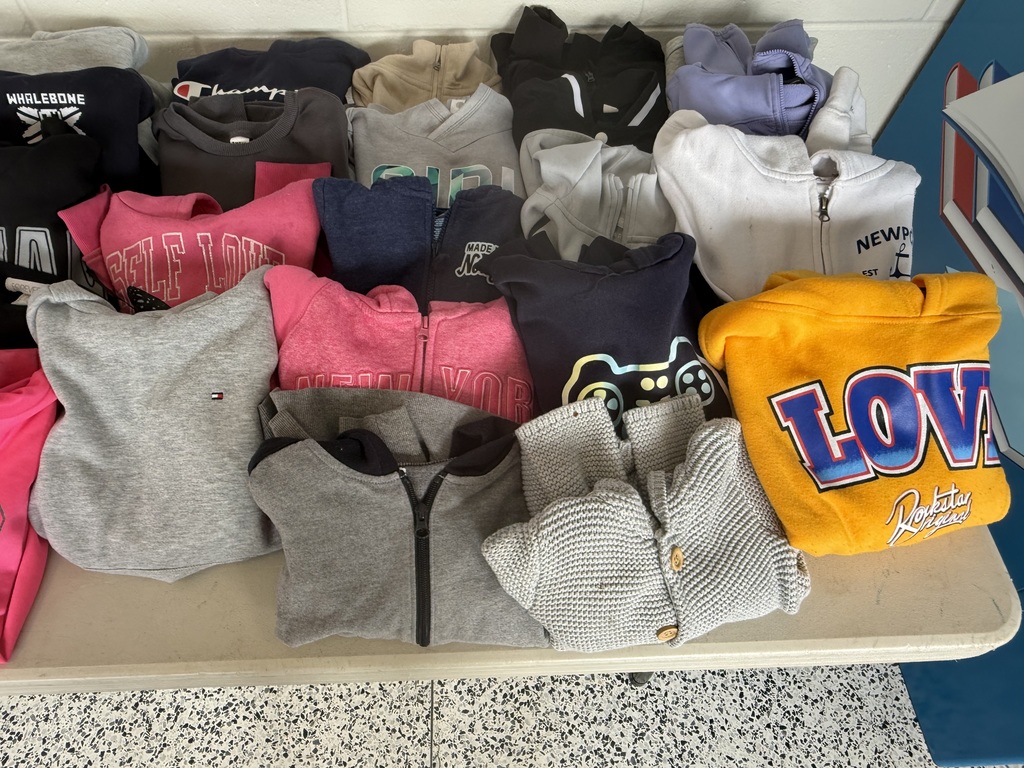 hoodies in the lost and found