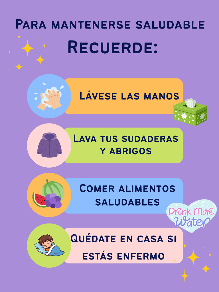 stay healthy flyer in spanish
