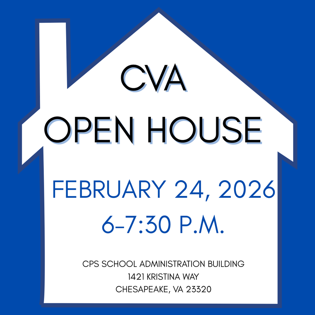 flyer with information about cva  open house 