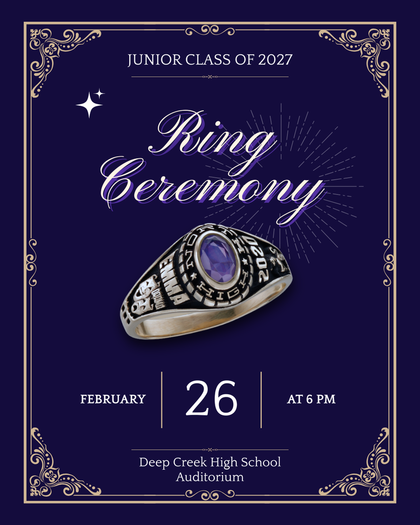 Junior Ring Ceremony Flyer