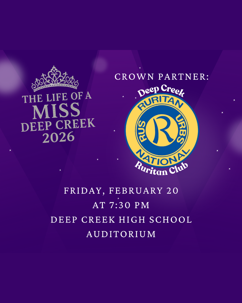 Miss DC Crown Partner: Deep Creek Ruritan Club