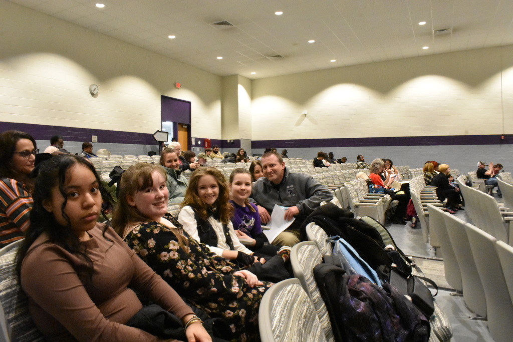 Our speech participants waiting for the awards ceremony