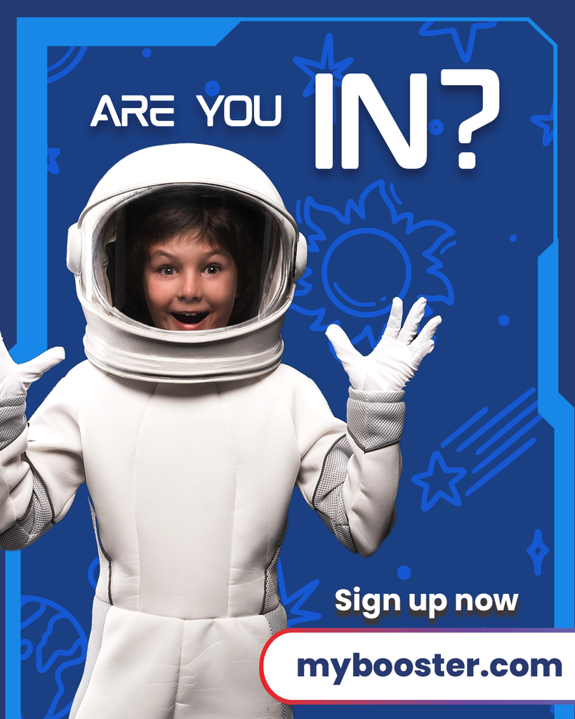 Are you in? Sign up now at mybooster.com
