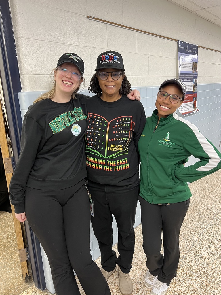 Teachers participating in Hat Day!