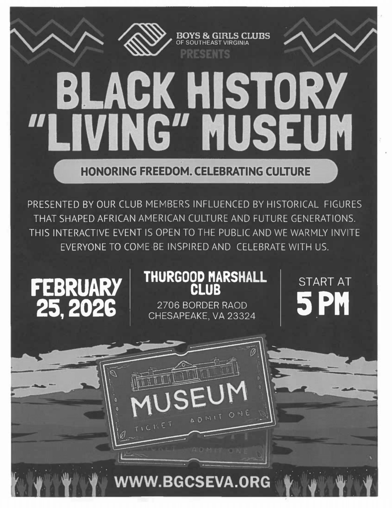 Boys and Girls Club Presents Black History "Living" Museum
