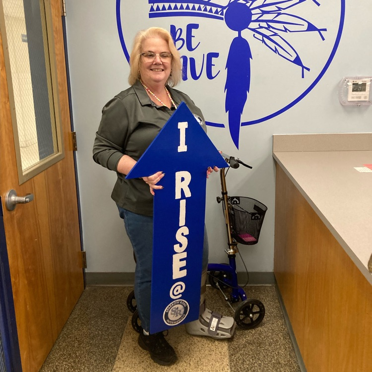 Mrs. Fury with the RISE arrow