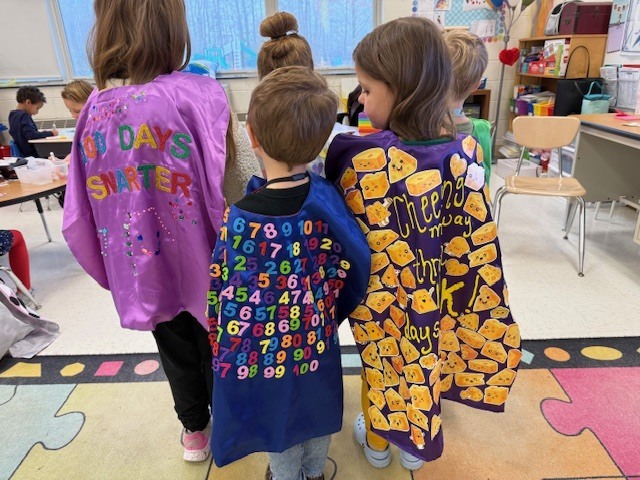 100th Day Kindergarten Capes