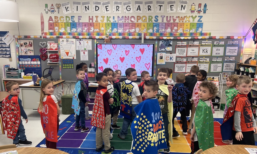 100th Day Kindergarten Capes