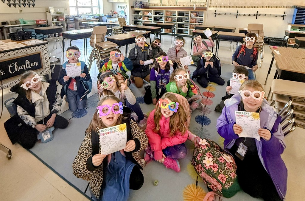 100 days brighter with Mrs. Charlton’s crew!