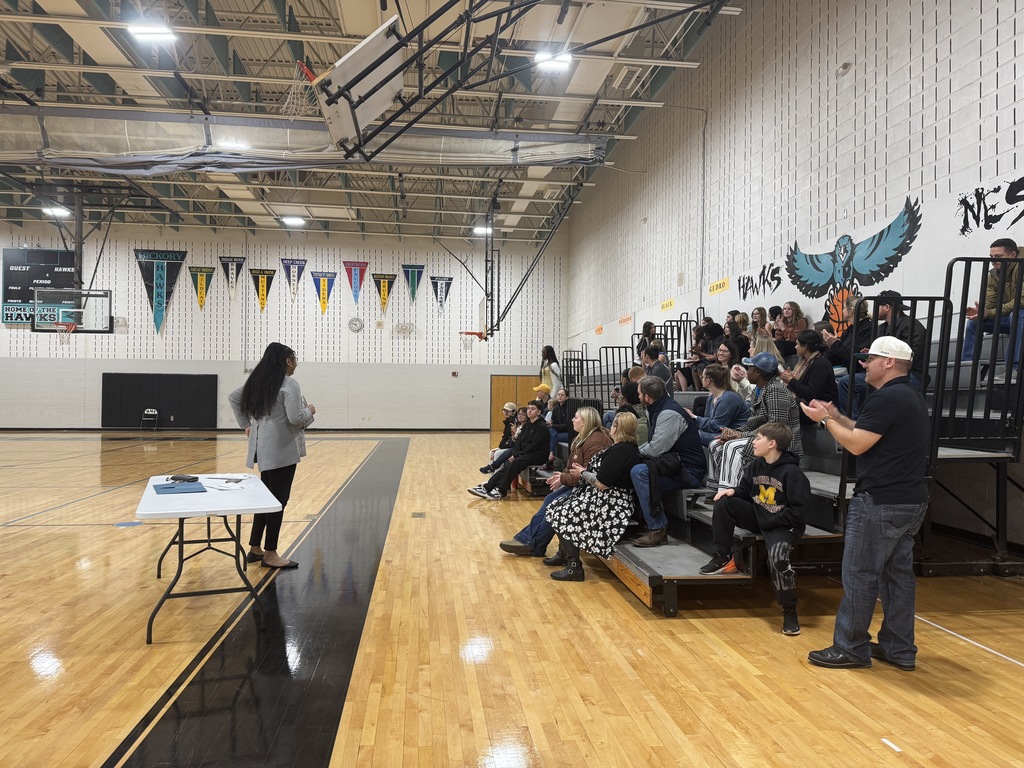 student athletes at award ceremony