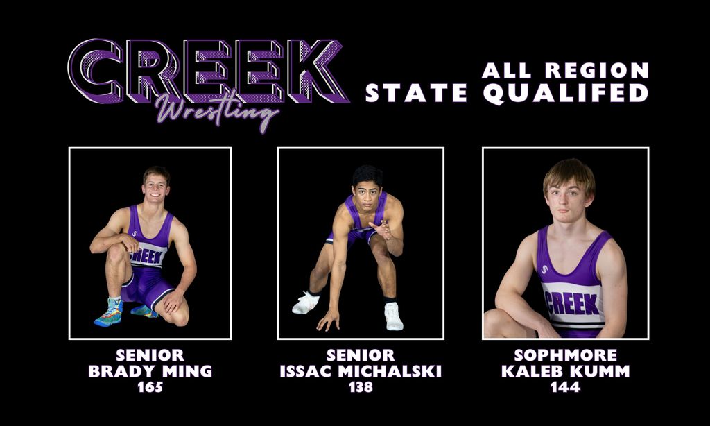 Boys Wrestling All Region State Qualified