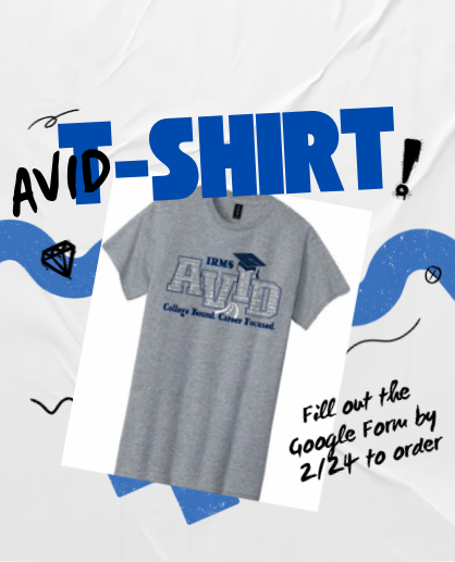 AVID T-Shirt Order Information