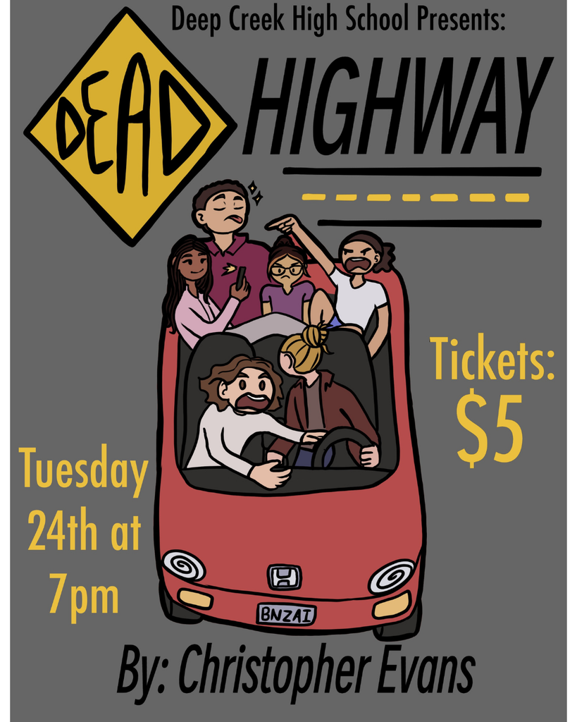 Drama: Dead Highway Production Flyer