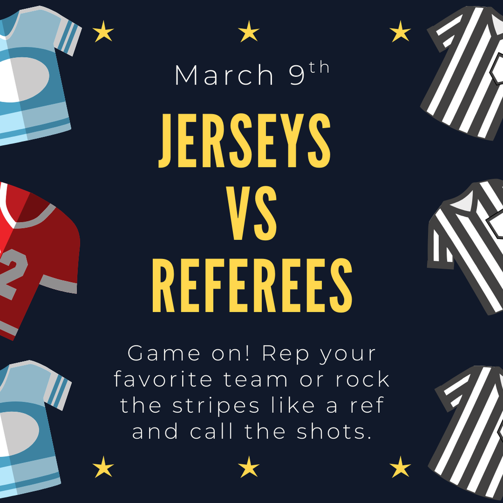 Monday - Jerseys vs Refs